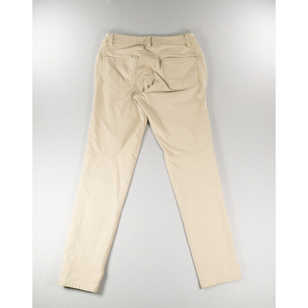 Lululemon ABC Slim Fit Pants Tan Khaki Warpstreme 5 Pocket Trousers Mens 28x30 - Picture 9 of 11